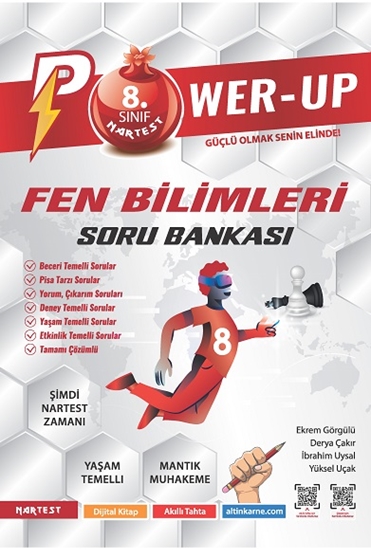 NARTEST 8. SINIF POWER UP FEN BİLİMLERİ SORU BANKASI