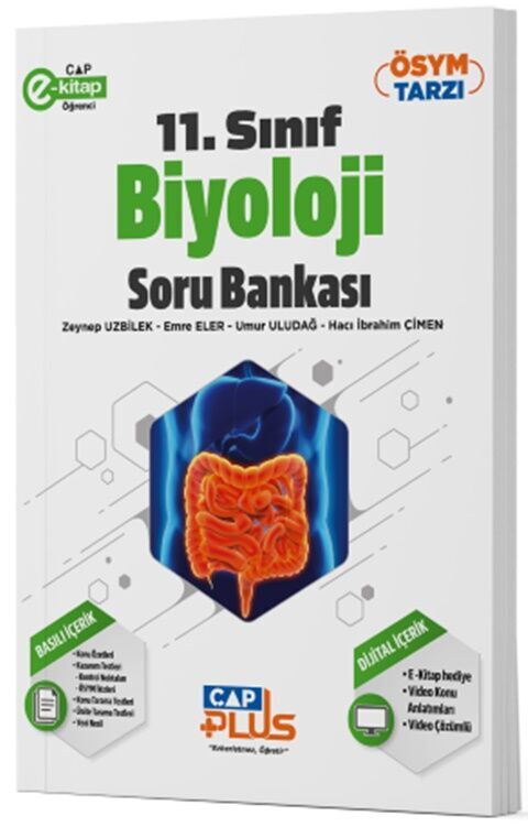 ÇAP YAYINLARI 11.SINIF BİYOLOJİ PLUS SORU BANKASI