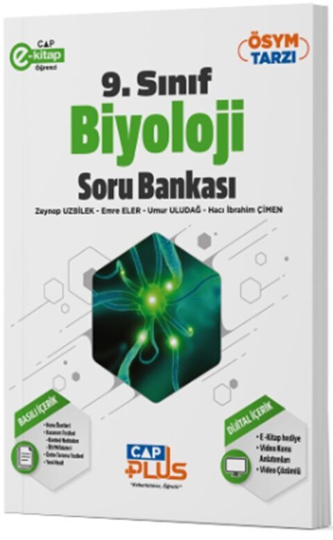 ÇAP YAYINLARI 9.SINIF BİYOLOJİ SORU BANKASI