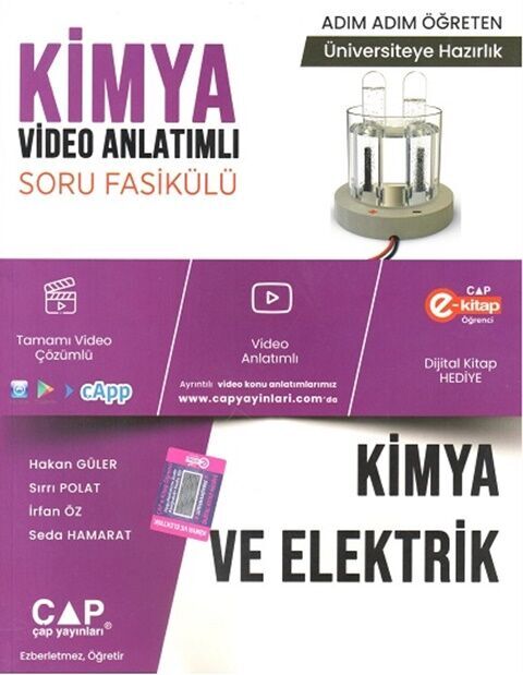 ÇAP YAYINLARI KİMYA KİMYA VE ELEKTİRİK KONU ANLATIMLI SORU BANKASI