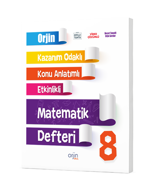 ORJİN 8. SINIF MATEMATİK DEFTERİ