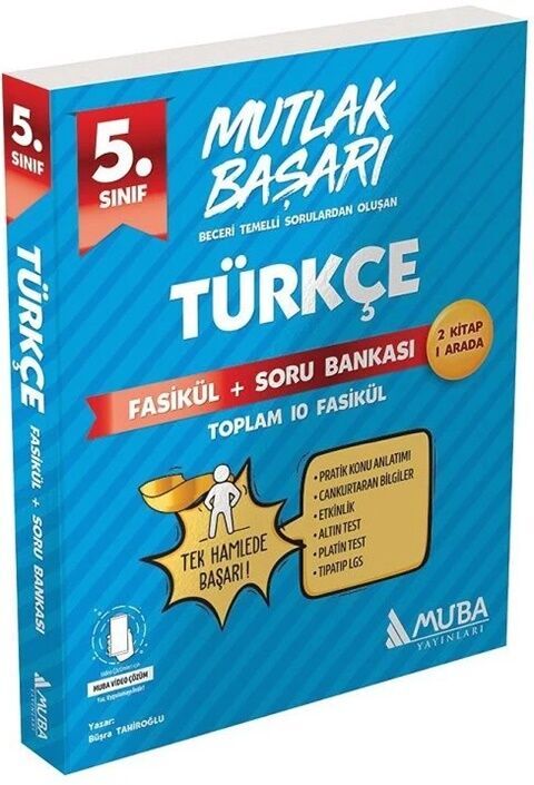 MUBA YAYINLARI 5.SINIF TÜRKÇE SORU BANKASI