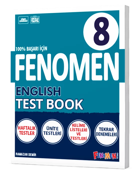 FENOMEN 8. SINIF ENGLISH TEST BOOK