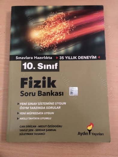 AYDIN YAYINLARI 10.SINIF FİZİK SORU BANKASI