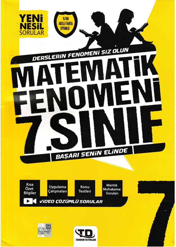 Tandem Yayınları 7. sınıf Matematik Fenomeni