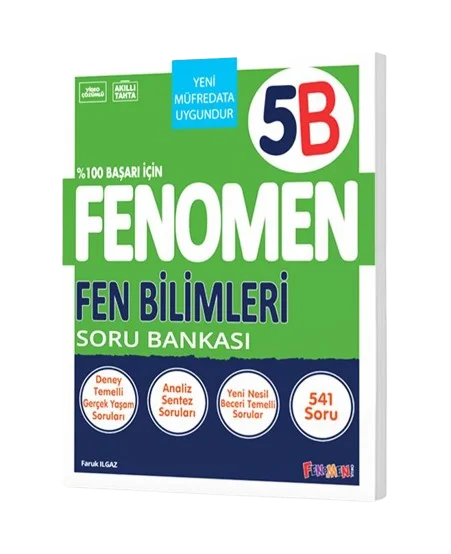 FENOMEN 5. SINIF FEN BİLİMLERİ B SORU BANKASI