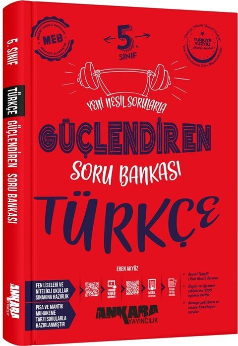 ANKARA 5. SINIF GÜÇLENDİREN TÜRKÇE SORU BANKASI