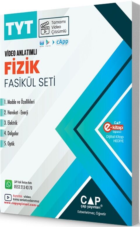 ÇAP YAYINLARI TYT FİZİK SETİ