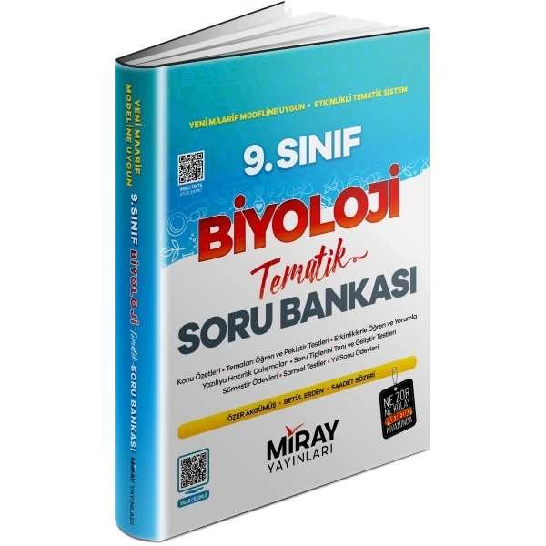 MİRAY 9. SINIF BİYOLOJİ SORU BANKASI