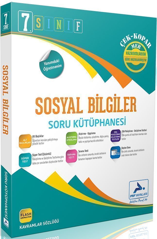 PARAF Yayınları 7. Sınıf Sosyal Bilgiler Soru Kütüphanesi