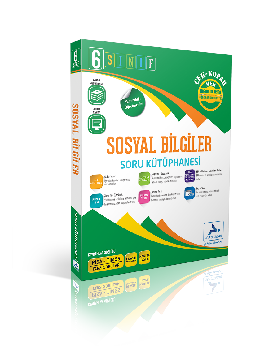 6. Sınıf Sosyal Bilgiler Soru Kütüphanesi Prf Paraf Yayınları