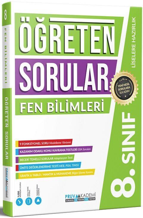PRUVA AKADEMİ 8.SINIF FEN BİLİMLERİ ÖĞRETEN SORULAR SORU BANKASI