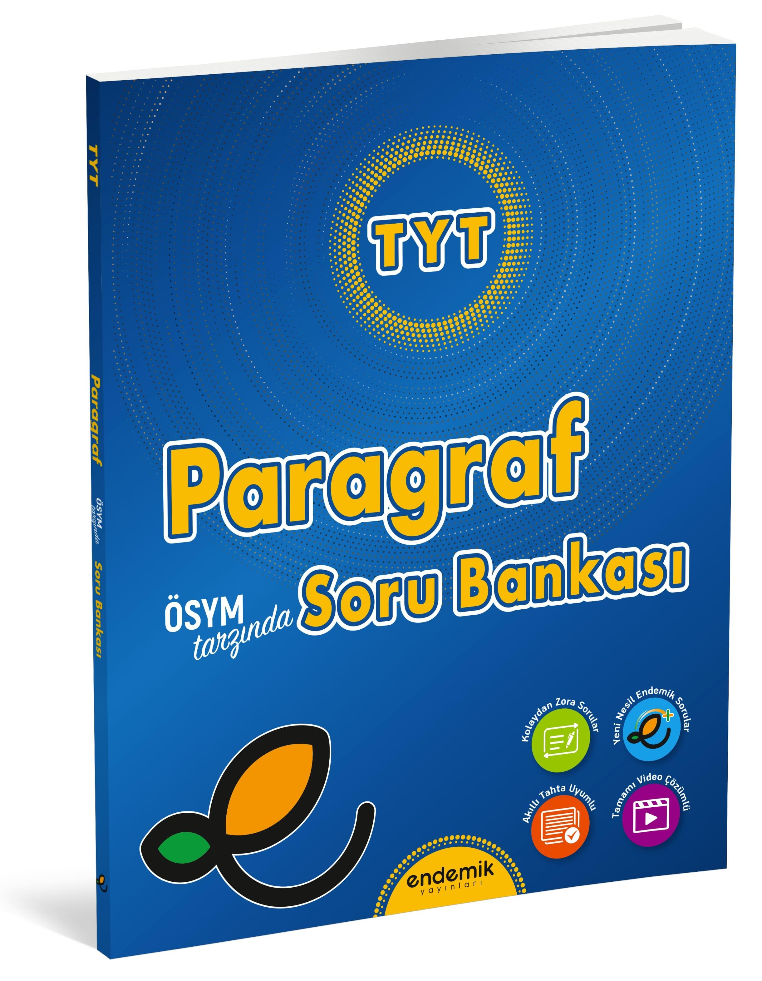 Endemik Yayınları TYT Paragraf Soru Bankası