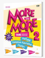 MORE AND MORE 2. SINIF HAFTALIK KAZANIM KAVRAMA FÖYLERİ 40 FÖY